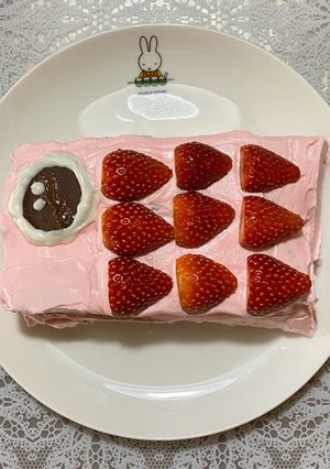 ホットケーキミックスで鯉のぼりケーキ-レシピのメイン写真