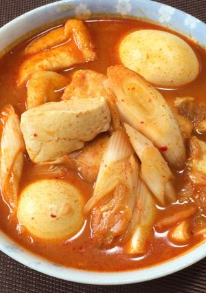 スンドゥブチゲキムチ入り!(^^)!-レシピのメイン写真