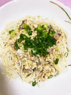 サバと豆腐のさっぱりそうめん-レシピのメイン写真