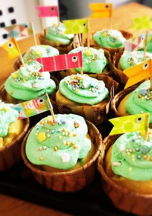 子どもの日ϵ( 'Θ' )϶カップケーキ-レシピのメイン写真