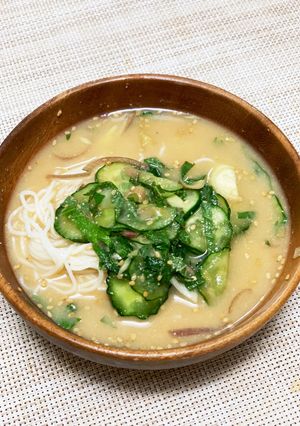 ☆簡単シンプル⭐︎冷汁⭐︎そうめん⭐︎-レシピのメイン写真