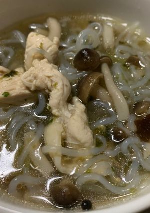 【ダイエット】鶏肉ときのこの和風しらたき-レシピのメイン写真