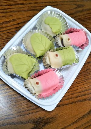 こどもの日に〜鯉のぼり練り切り-レシピのメイン写真