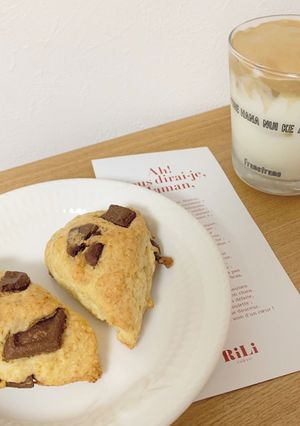 豆腐チョコスコーンとダルゴナコーヒー-レシピのメイン写真