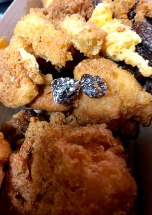 お豆腐人参ドーナツ-きなこレーズン--レシピのメイン写真
