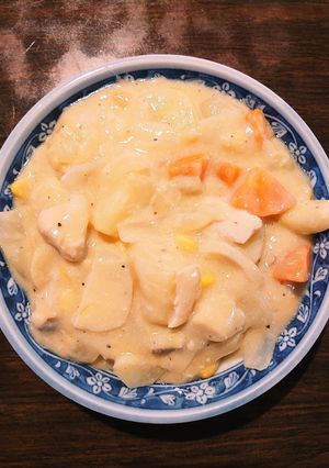 チキンとエリンギの豆乳クリームシチュー-レシピのメイン写真