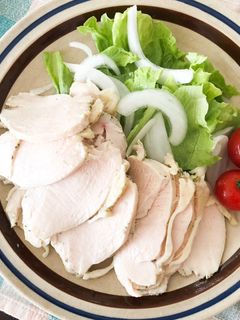 しっとり柔らか♪ハーブサラダチキン☆-レシピのメイン写真