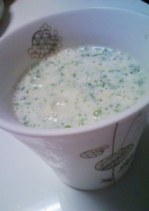抹茶風味！？　オクラジュース-レシピのメイン写真