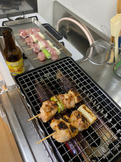 自宅で焼鳥 ネギ間編-レシピのメイン写真