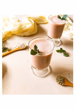 Pink smoothie-レシピのメイン写真