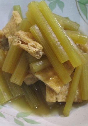 ふきと油揚げの煮物-レシピのメイン写真