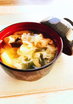 残り物でおかず味噌汁-レシピのメイン写真