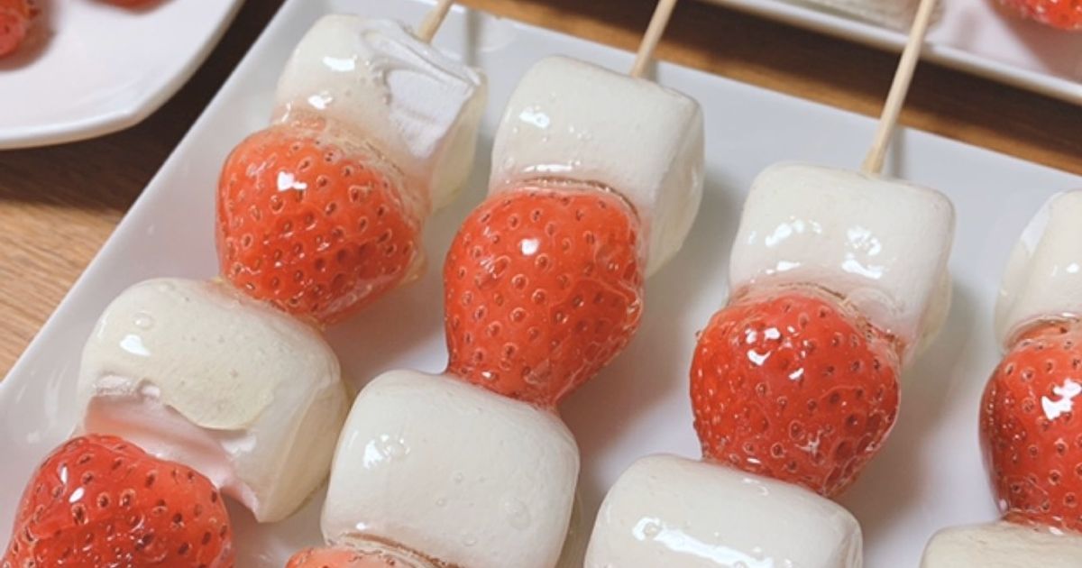 リビングデッドマシュマロ いちご飴×2 とろ〜りマシュマロいちご飴