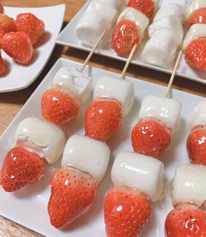 マシュマロ苺ミルク姫さま♥オーダー♥Handmade♥ Milky x Barbapapa Cookies - Strawberry – Japan Candy Store