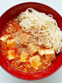サッポロ一番麻婆麺(まーぼーめん)汁なし-レシピのメイン写真