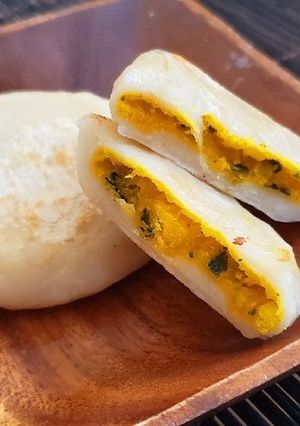 かぼちゃあんのお焼き（薄力粉）-レシピのメイン写真