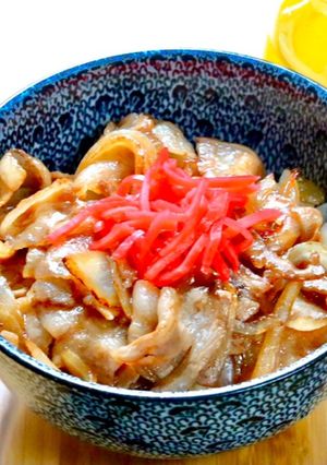 エバラ生姜焼きのタレで豚丼　簡単・時短！-レシピのメイン写真