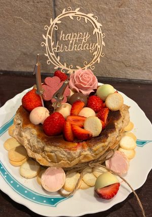 いちごバスクチーズケーキ（覚書）-レシピのメイン写真