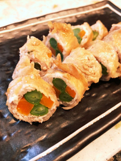 いんげんと人参の肉巻き*取り分け幼児食-レシピのメイン写真