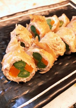 いんげんと人参の肉巻き＊取り分け幼児食-レシピのメイン写真