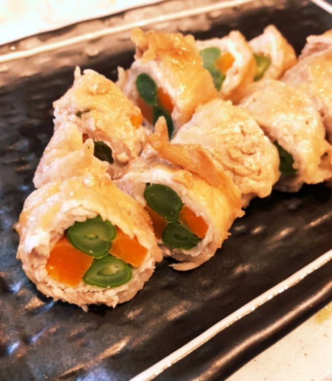 いんげんと人参の肉巻き＊取り分け幼児食 by 楽ちんママのレシピ