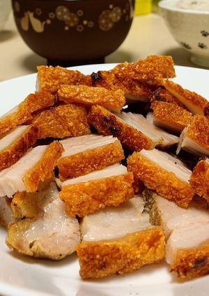 ベトナムのカリカリ皮焼豚肉-レシピのメイン写真