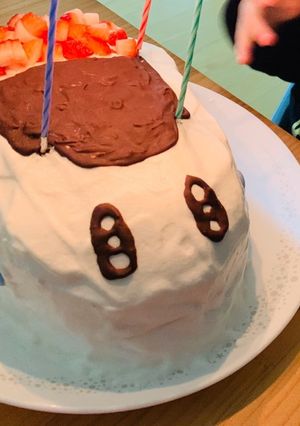 簡単♡新幹線つばめの誕生日ケーキ♬-レシピのメイン写真