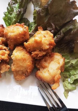 鶏むね肉で！アーモンドクリームチキン竜田-レシピのメイン写真