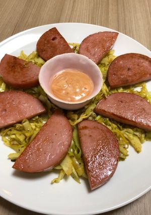 ホットドッグ味☆ハムキャベツ炒め☆お弁当-レシピのメイン写真