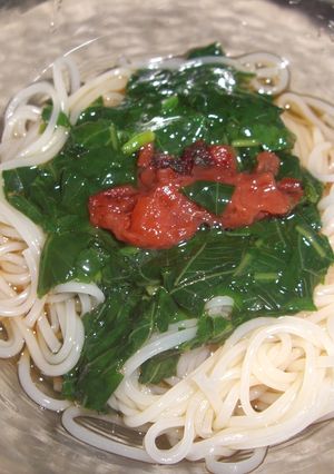 つるりん♪モロヘイヤソーメン-レシピのメイン写真