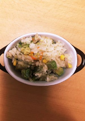 アボカドの炊き込みご飯！-レシピのメイン写真