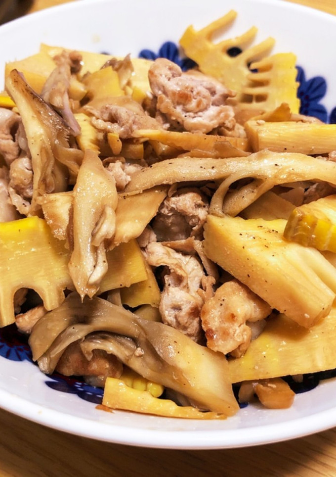 たけのこと豚肉炒め-レシピのメイン写真