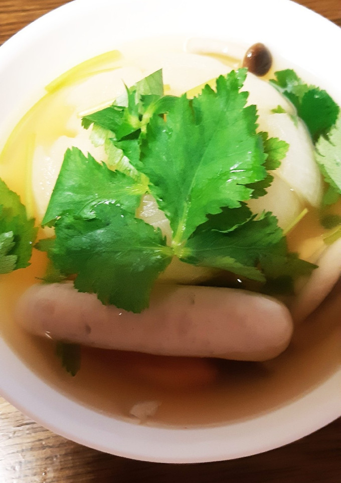 春の香りの新玉ねぎのまるごとスープ-レシピのメイン写真