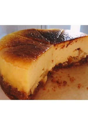 チーズケーキinキャラメルりんご-レシピのメイン写真