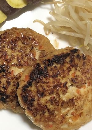 ヘルシーすぎる豆腐ハンバーグ-レシピのメイン写真