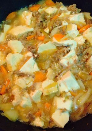 牛丼リメイク☆子どもに好評肉豆腐-レシピのメイン写真