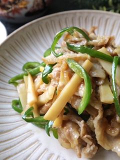 簡単☆たっぷりたけのこの青椒肉絲-レシピのメイン写真