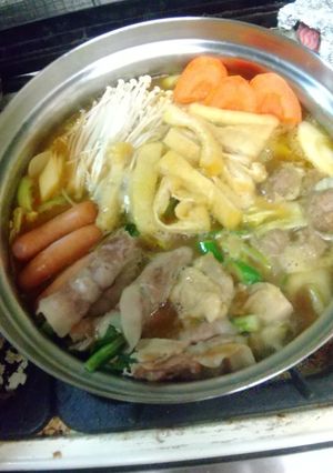 お鍋♪カレー味-レシピのメイン写真
