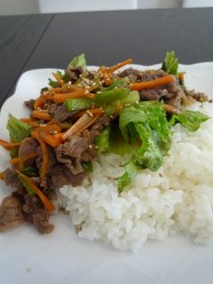 牛肉さっぱり炒め丼-レシピのメイン写真