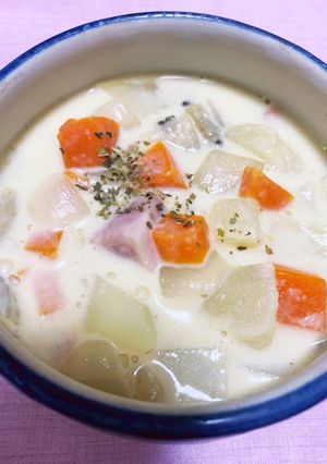 野菜ごろごろクラムチャウダー-レシピのメイン写真