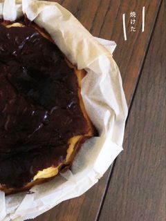 バスクチーズケーキ-レシピのメイン写真