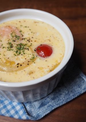 *海老の洋風茶碗蒸し*-レシピのメイン写真