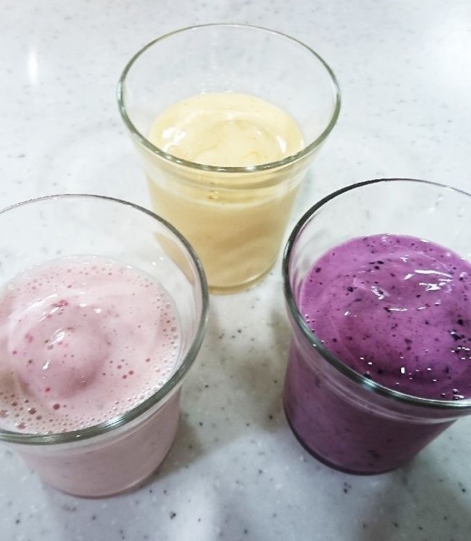 ヨーグルトとフルーツだけで美味☆シェイク by Rhia 【クックパッド