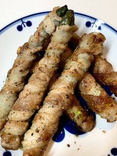 簡単、アスパラ豚バラ巻-レシピのメイン写真