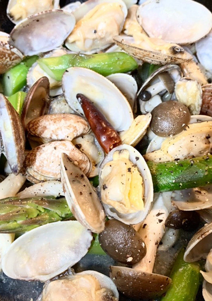 簡単、アサリの酒蒸し-レシピのメイン写真
