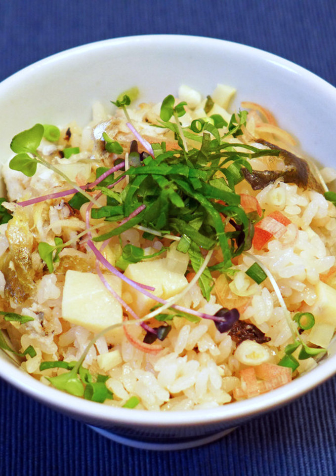 鮎の炊き込みご飯-レシピのメイン写真
