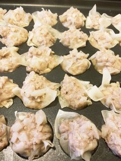 簡単 たこ焼き器でしゅうまい!-レシピのメイン写真