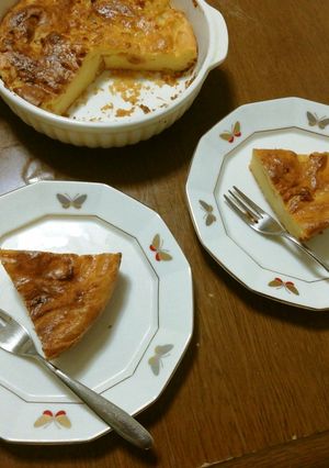 牛乳で作るチーズケーキ-レシピのメイン写真