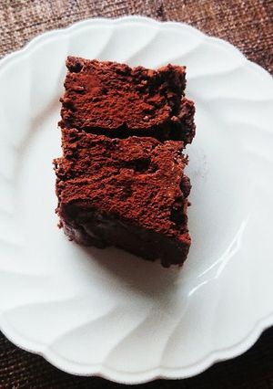 卵1個☆簡単チョコケーキ♪小麦 砂糖不要-レシピのメイン写真