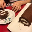 油脂無し材料4つ!簡単ロールケーキ